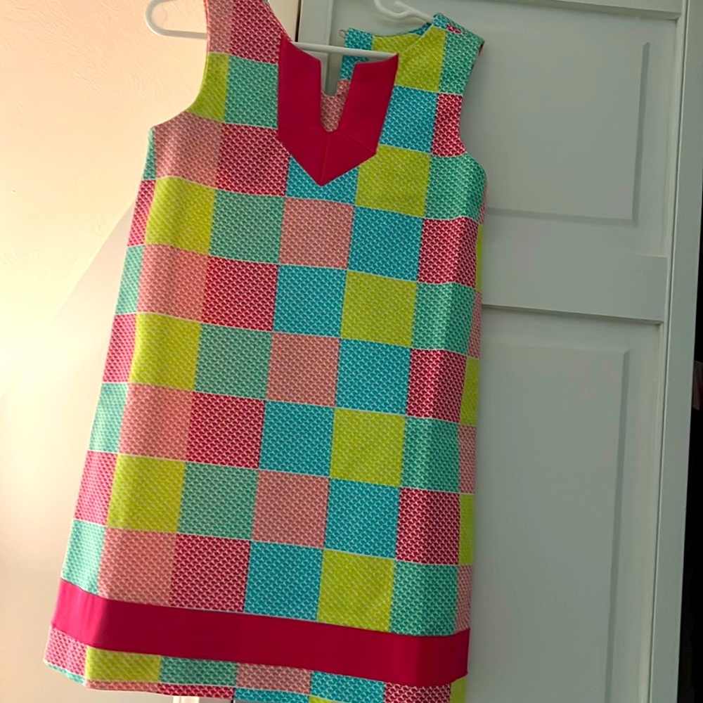 NWT Vineyard Vines girls whale patchwork shift dress!